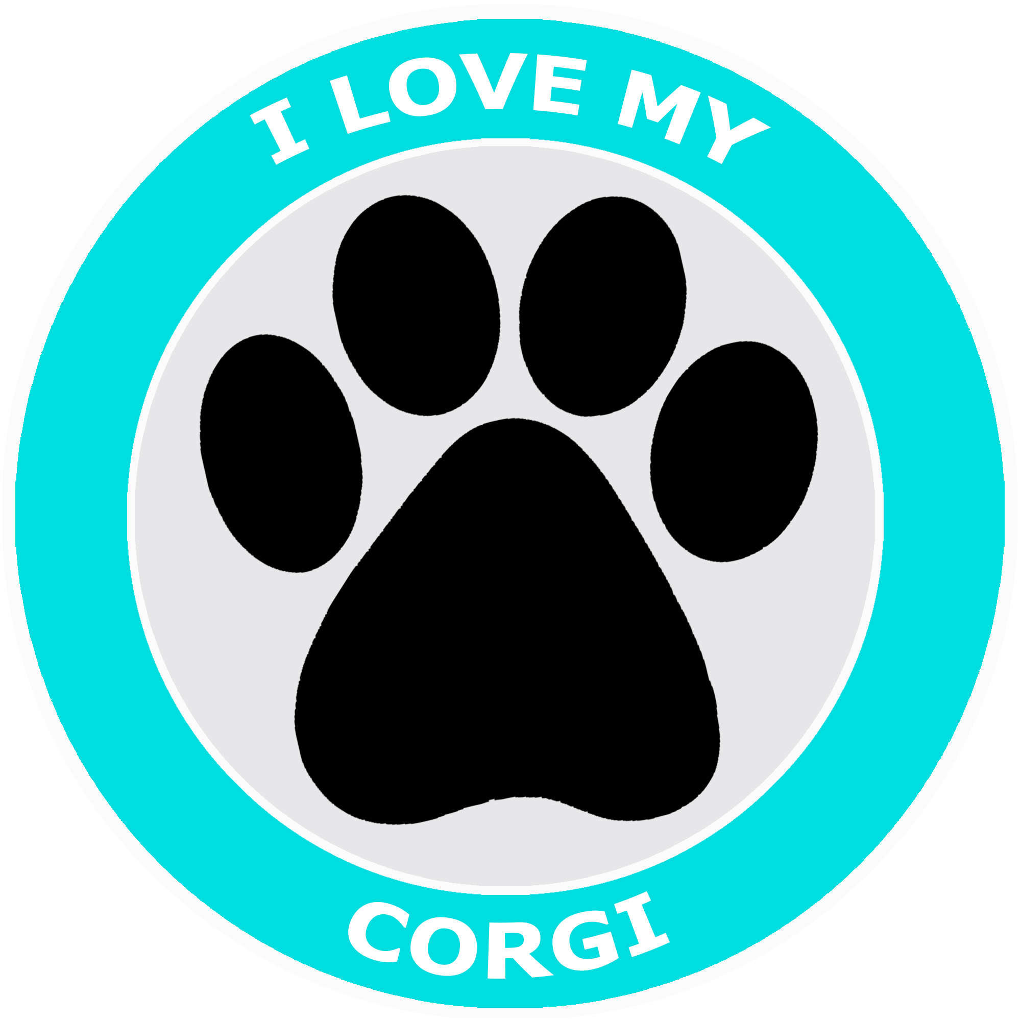 thumbnail 5  - I Love My Corgi - Car Truck Window Bumper Sticker Decal Canine Pet Dog Breed