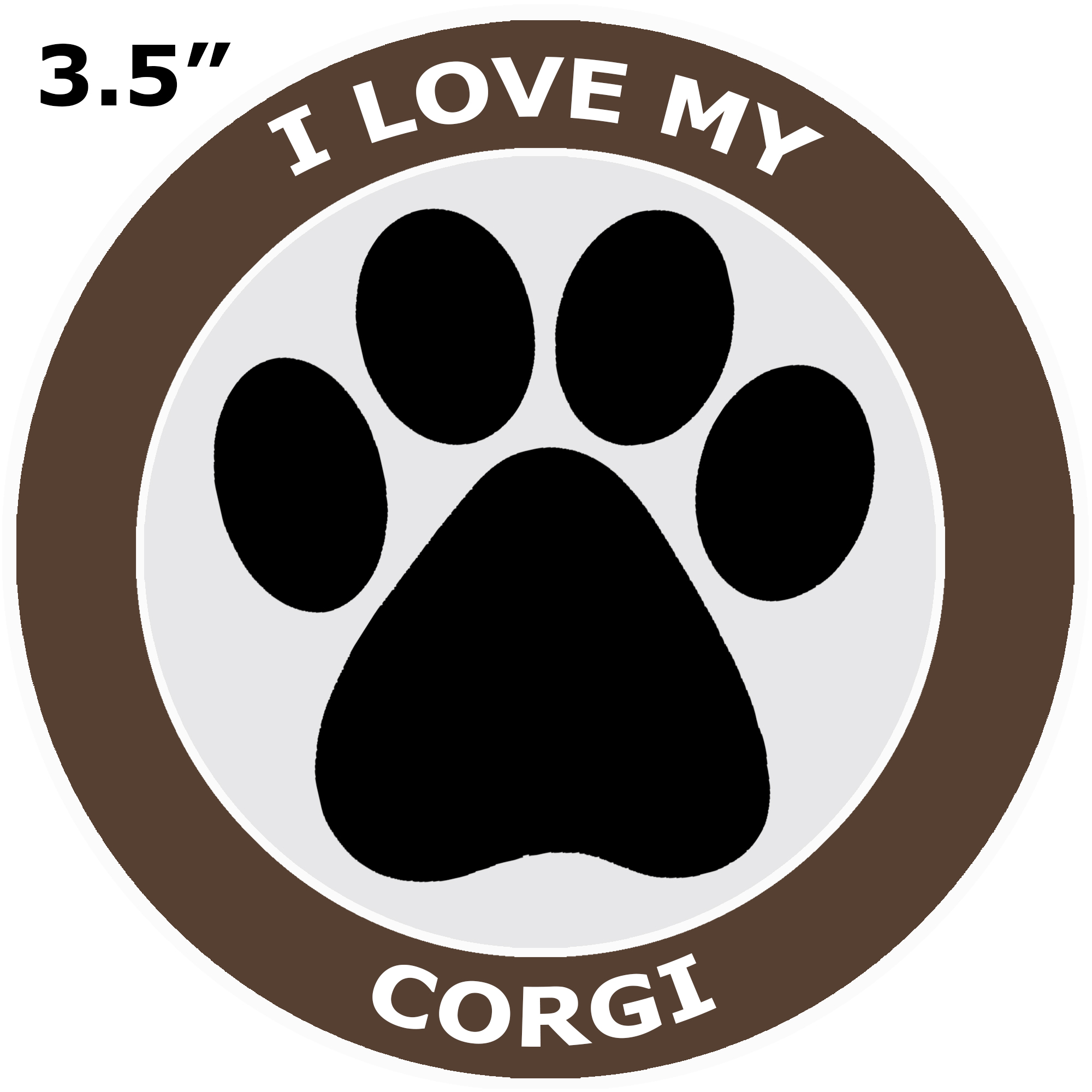 thumbnail 7  - I Love My Corgi - Car Truck Window Bumper Sticker Decal Canine Pet Dog Breed