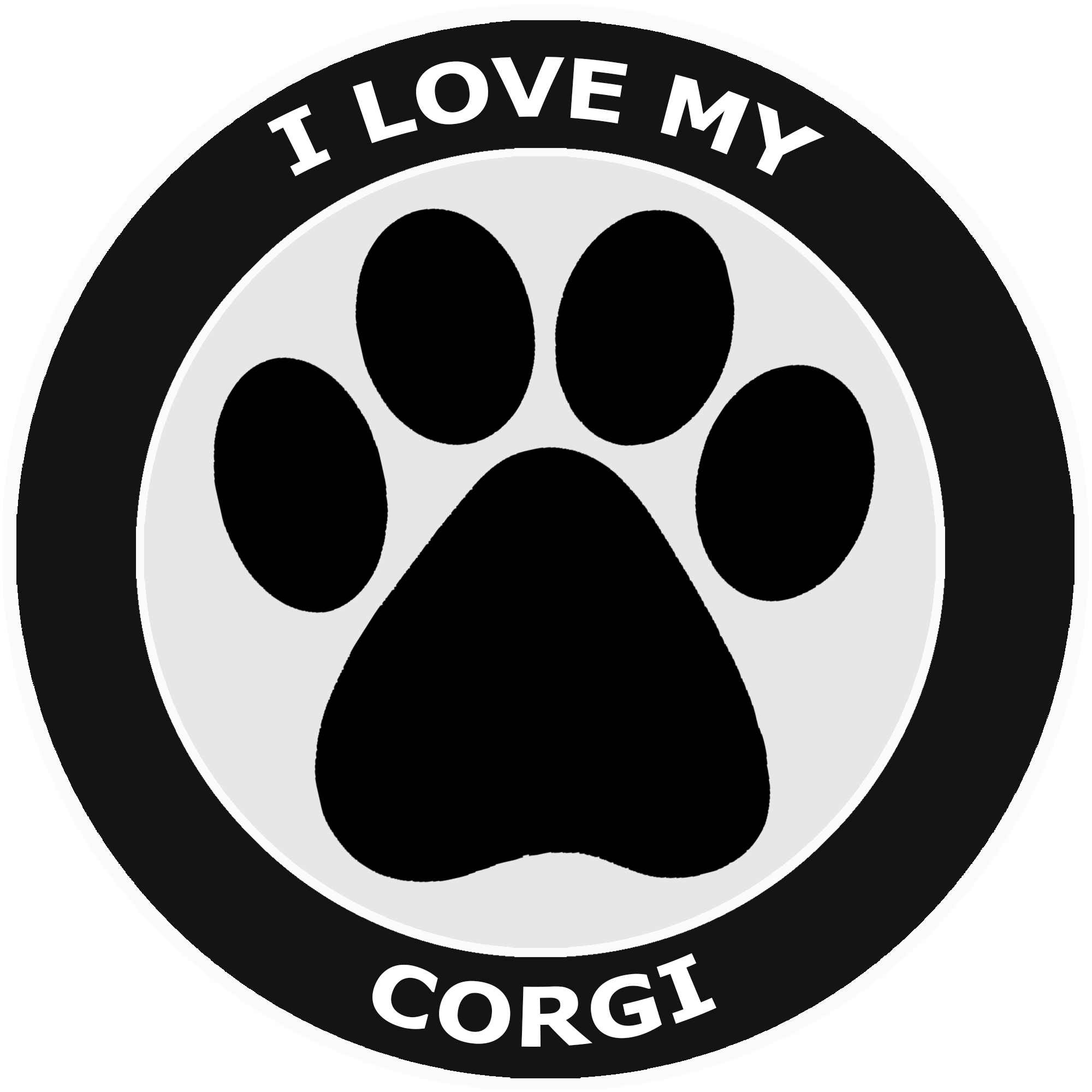 thumbnail 11  - I Love My Corgi - Car Truck Window Bumper Sticker Decal Canine Pet Dog Breed