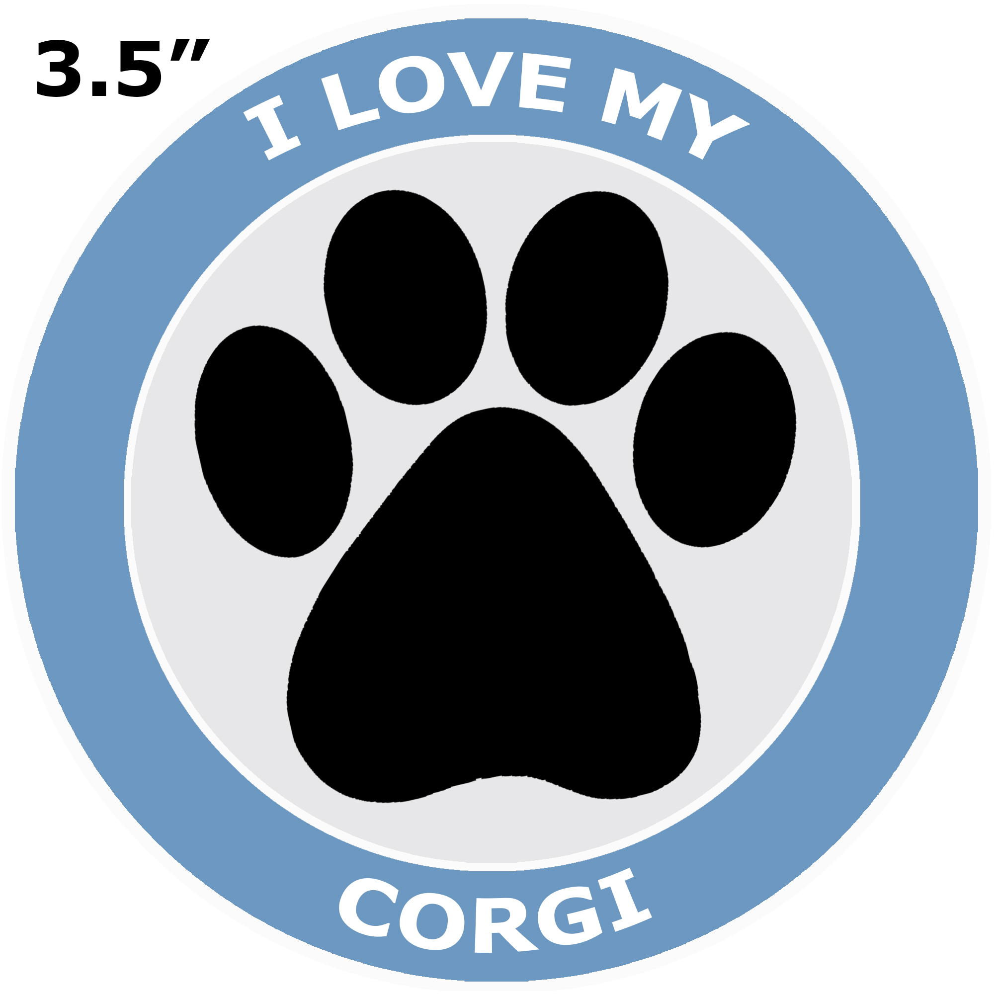 thumbnail 13  - I Love My Corgi - Car Truck Window Bumper Sticker Decal Canine Pet Dog Breed