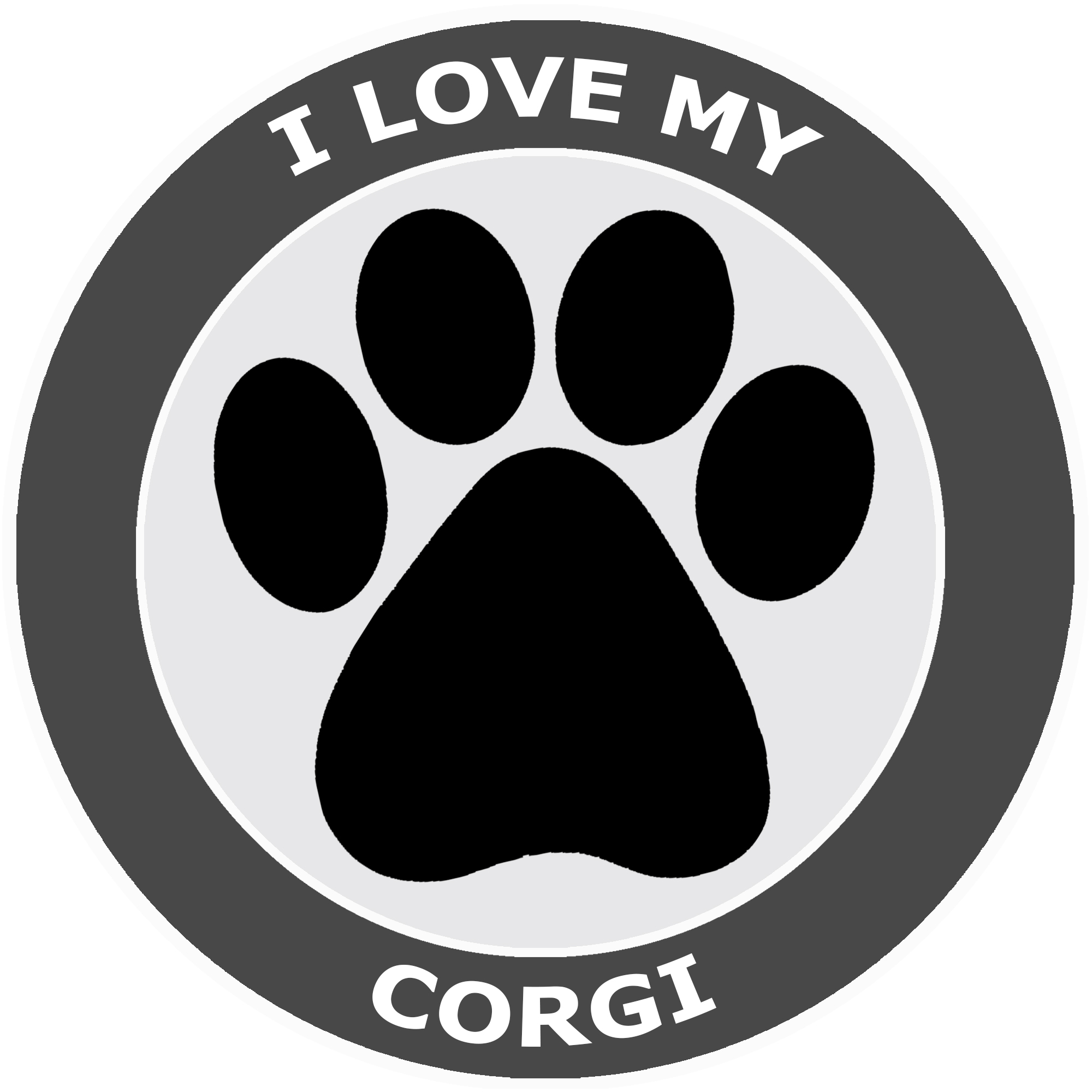 thumbnail 17  - I Love My Corgi - Car Truck Window Bumper Sticker Decal Canine Pet Dog Breed