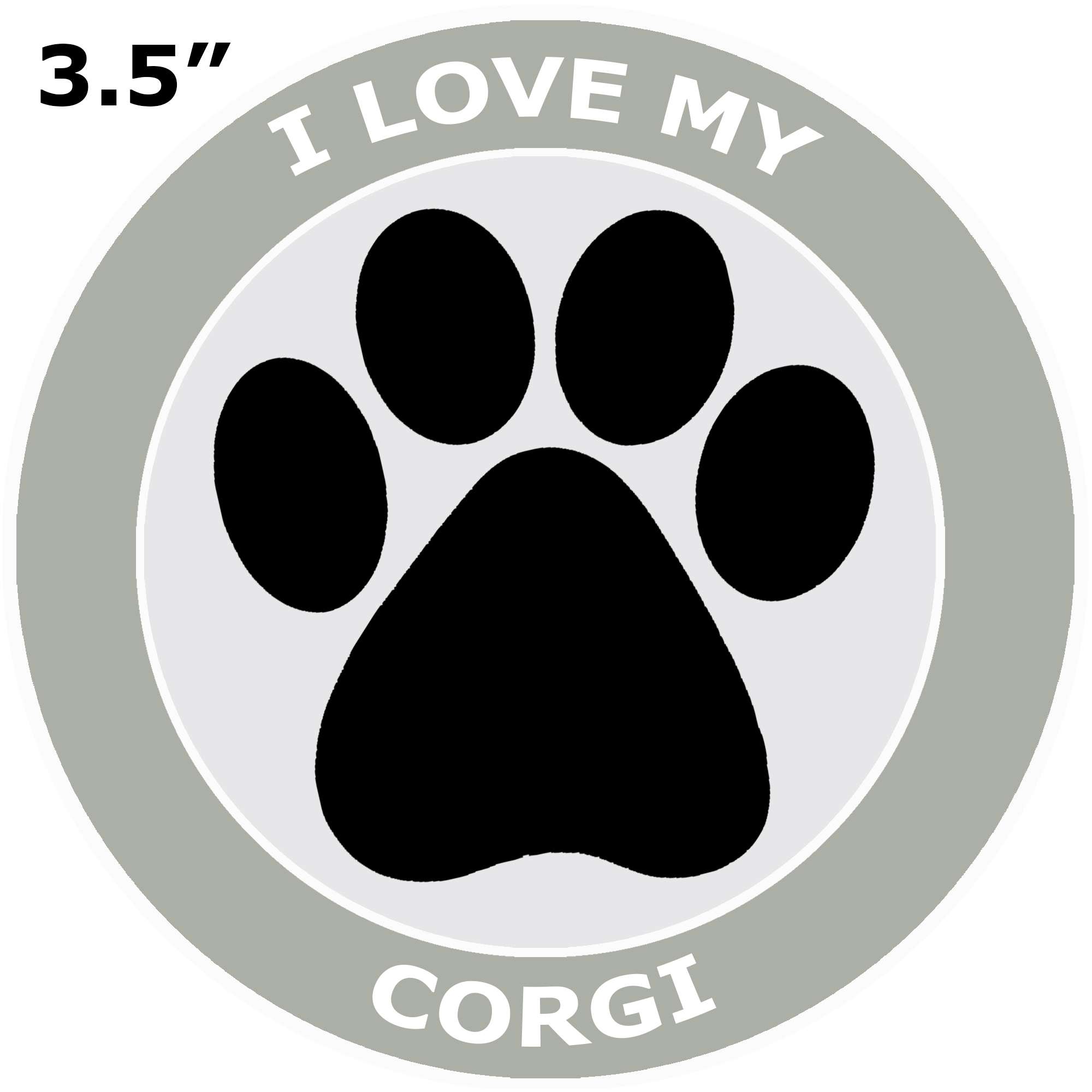 thumbnail 19  - I Love My Corgi - Car Truck Window Bumper Sticker Decal Canine Pet Dog Breed