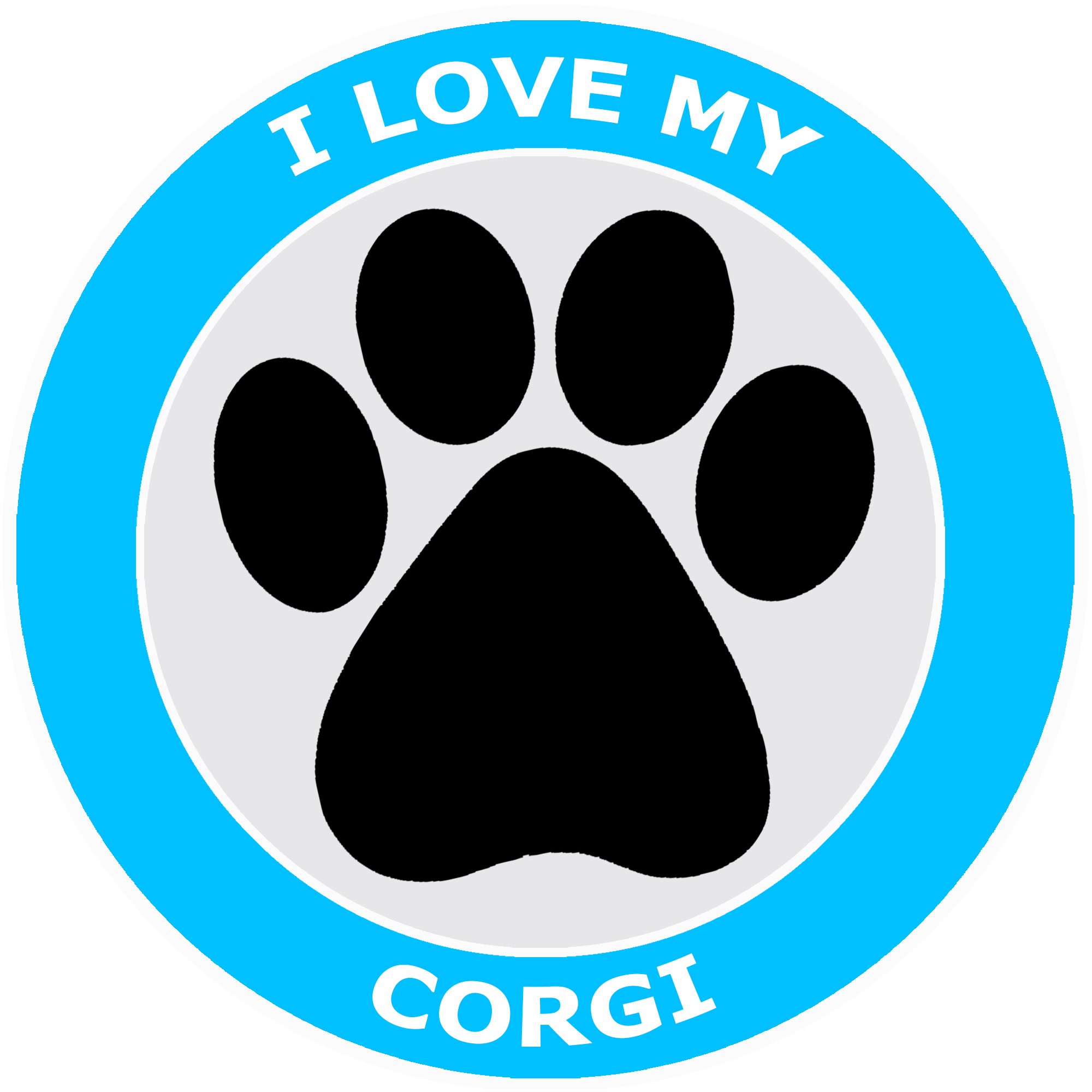 thumbnail 23  - I Love My Corgi - Car Truck Window Bumper Sticker Decal Canine Pet Dog Breed
