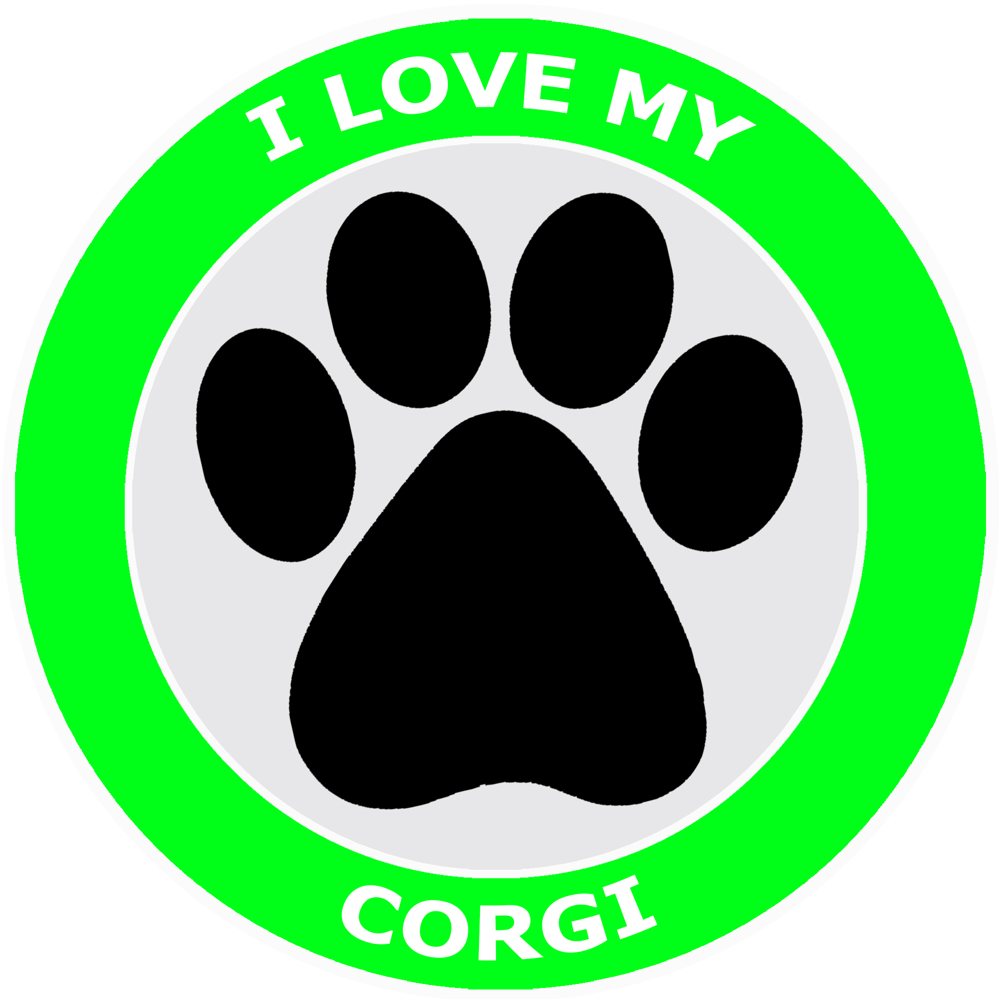 thumbnail 29  - I Love My Corgi - Car Truck Window Bumper Sticker Decal Canine Pet Dog Breed