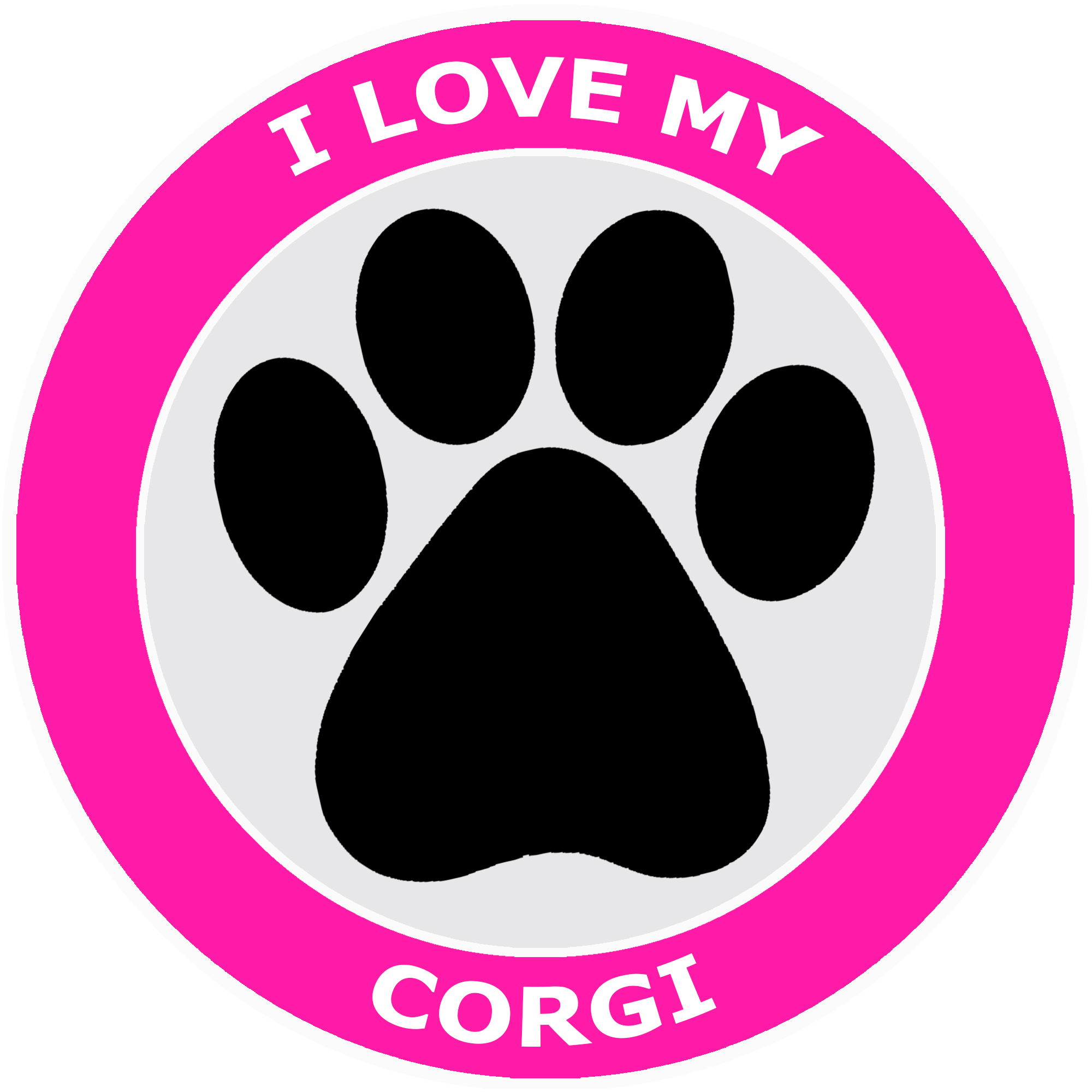 thumbnail 32  - I Love My Corgi - Car Truck Window Bumper Sticker Decal Canine Pet Dog Breed