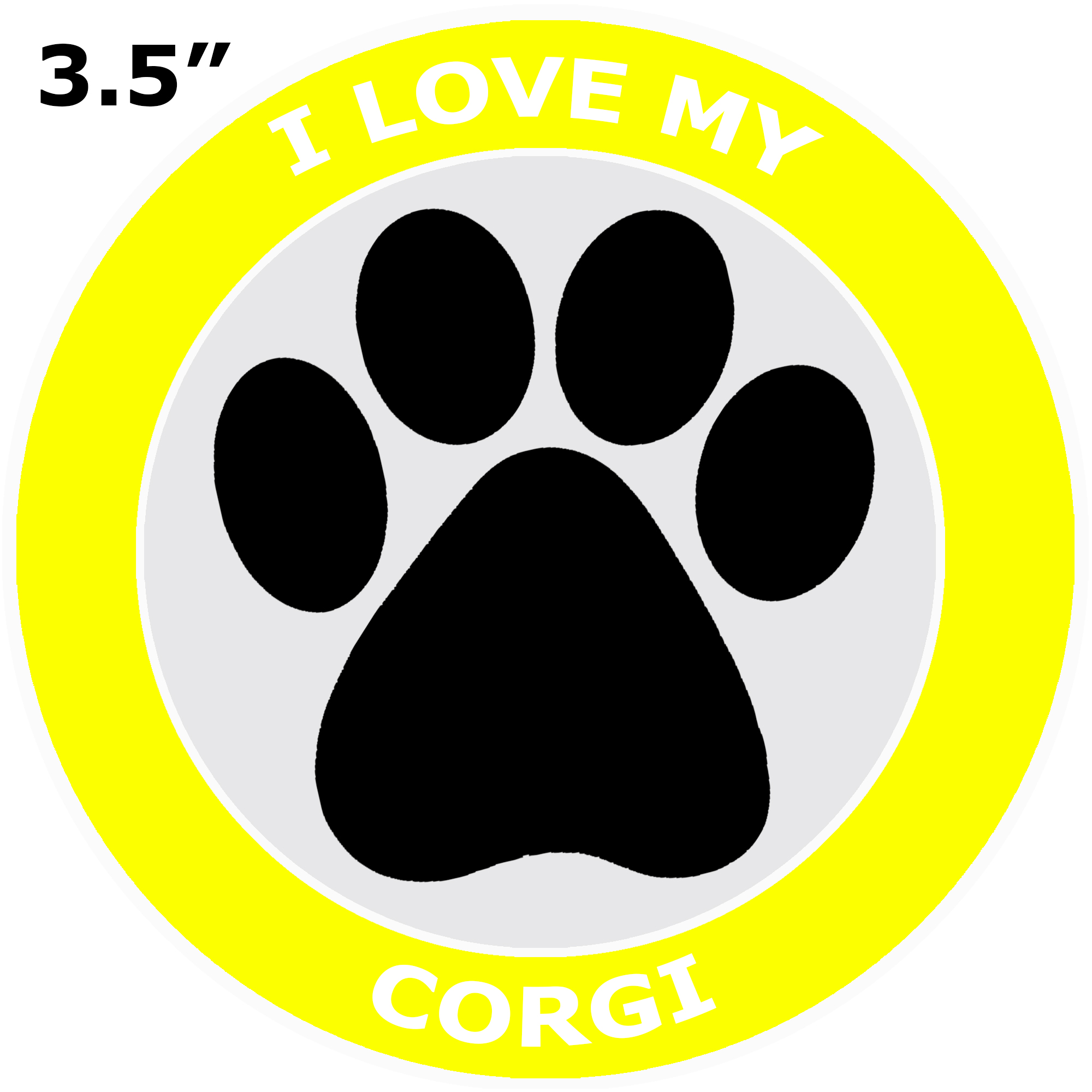 thumbnail 37  - I Love My Corgi - Car Truck Window Bumper Sticker Decal Canine Pet Dog Breed