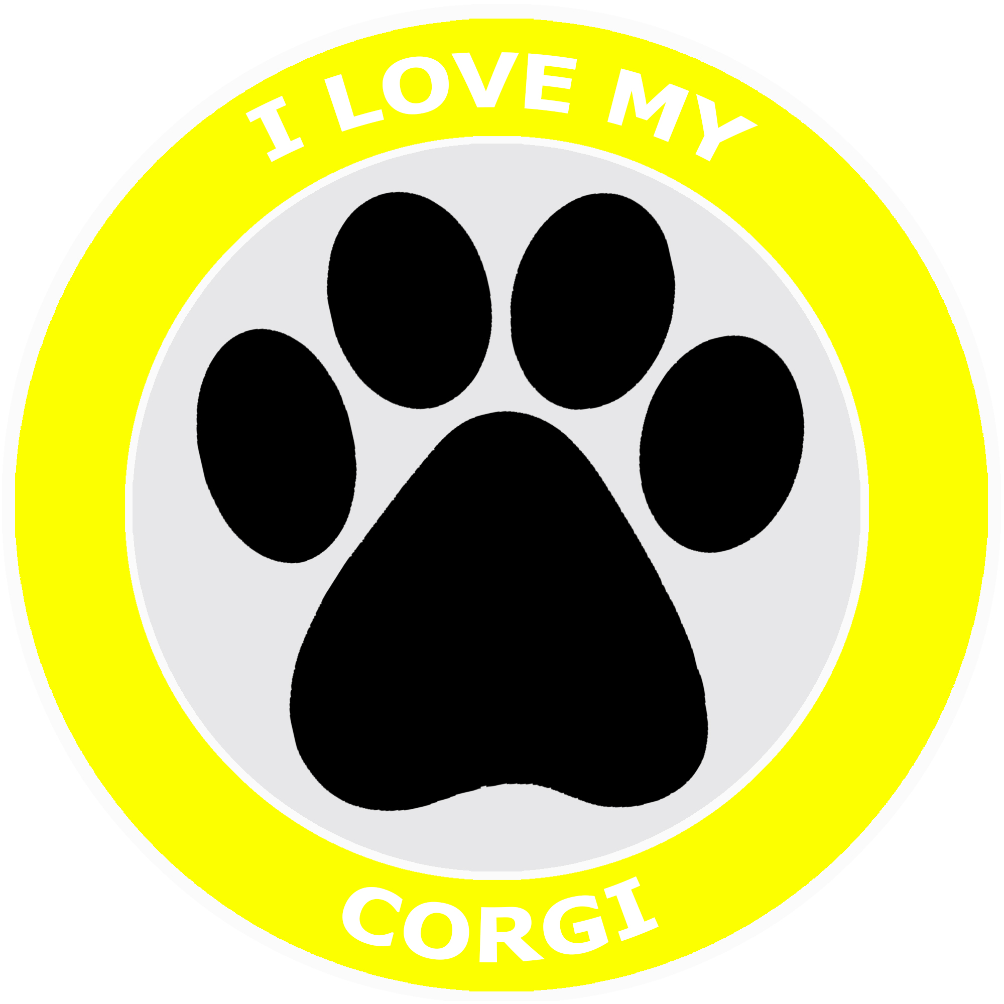 thumbnail 38  - I Love My Corgi - Car Truck Window Bumper Sticker Decal Canine Pet Dog Breed