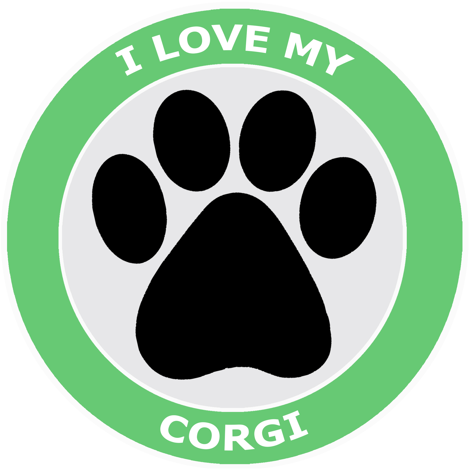 thumbnail 44  - I Love My Corgi - Car Truck Window Bumper Sticker Decal Canine Pet Dog Breed