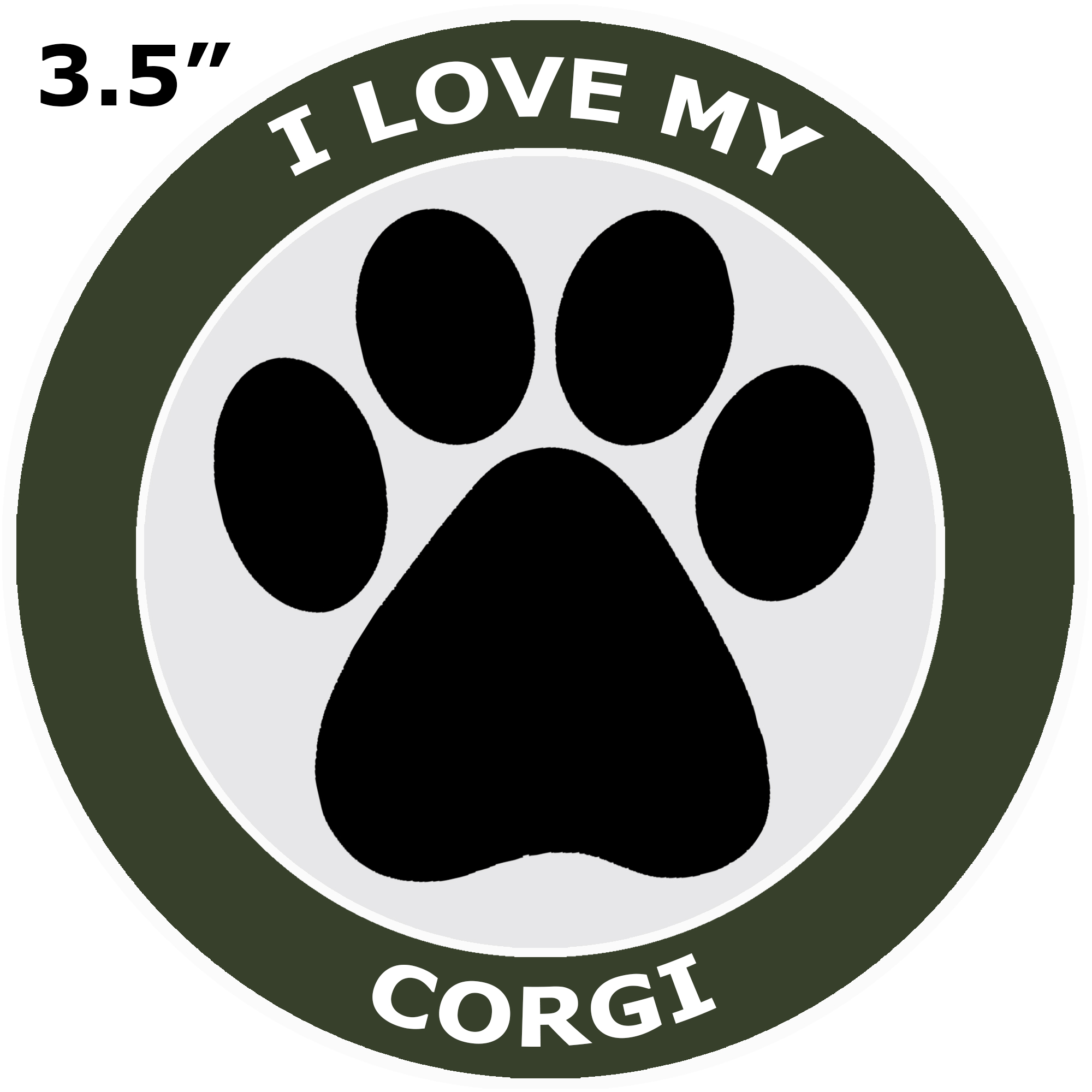 thumbnail 52  - I Love My Corgi - Car Truck Window Bumper Sticker Decal Canine Pet Dog Breed