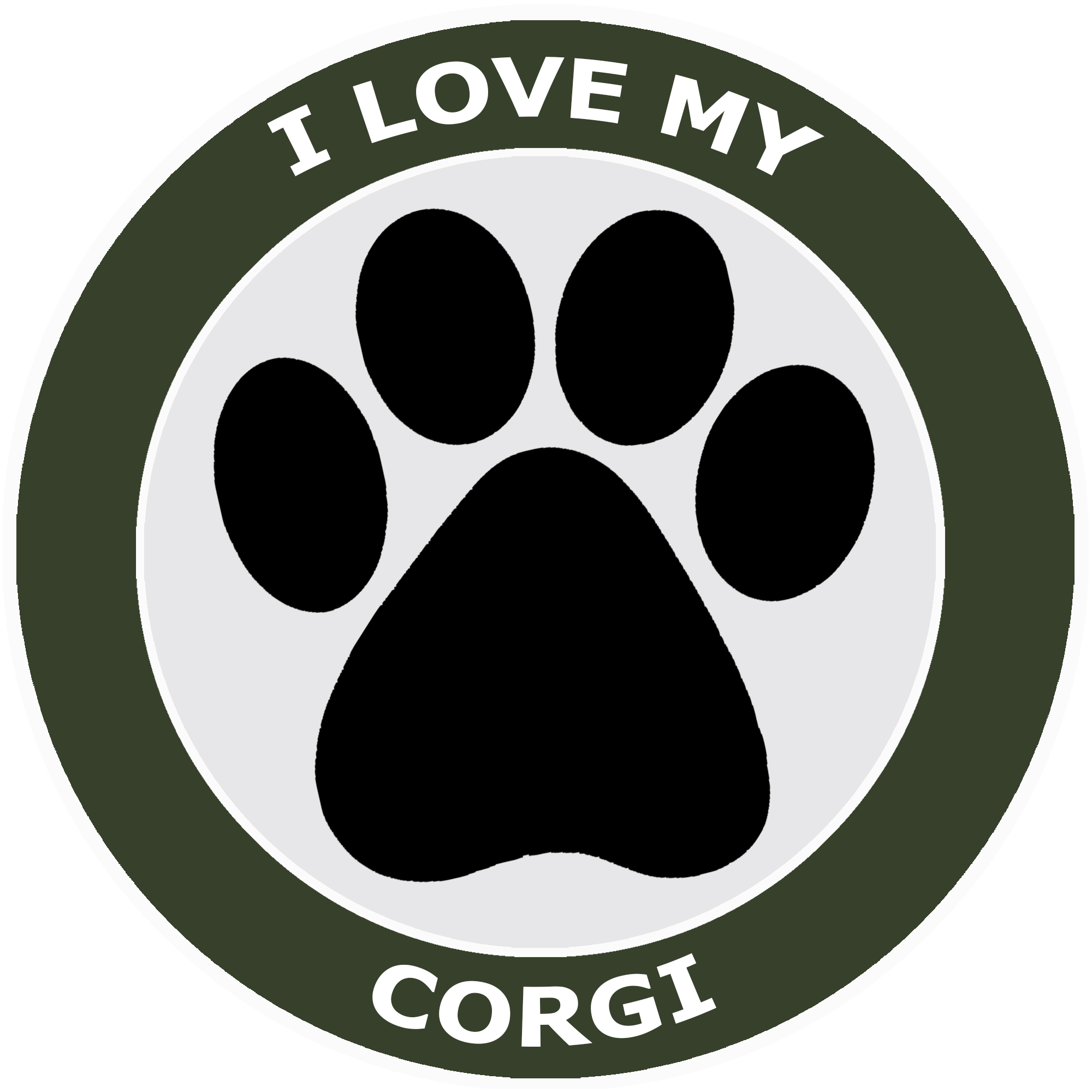 thumbnail 53  - I Love My Corgi - Car Truck Window Bumper Sticker Decal Canine Pet Dog Breed