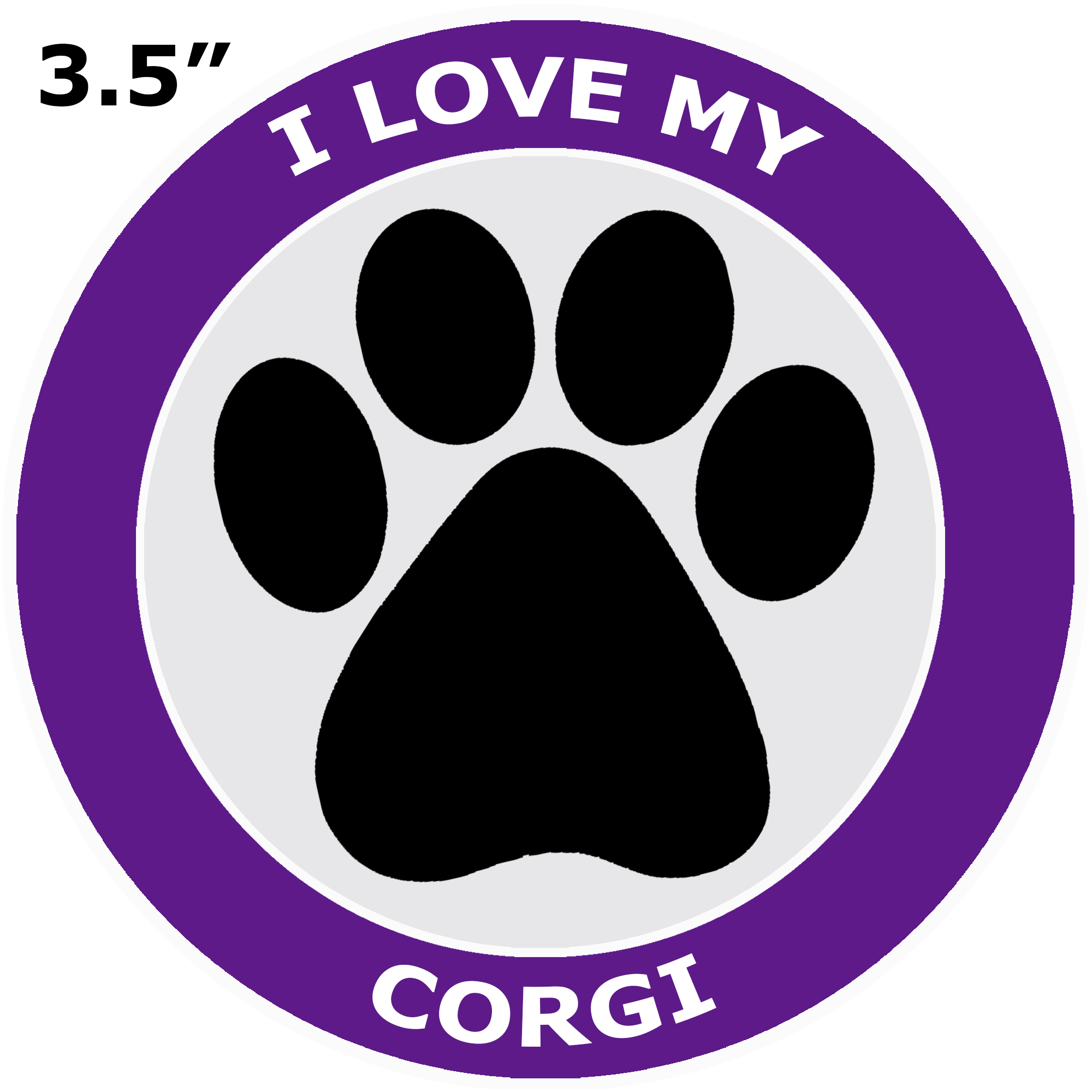thumbnail 58  - I Love My Corgi - Car Truck Window Bumper Sticker Decal Canine Pet Dog Breed