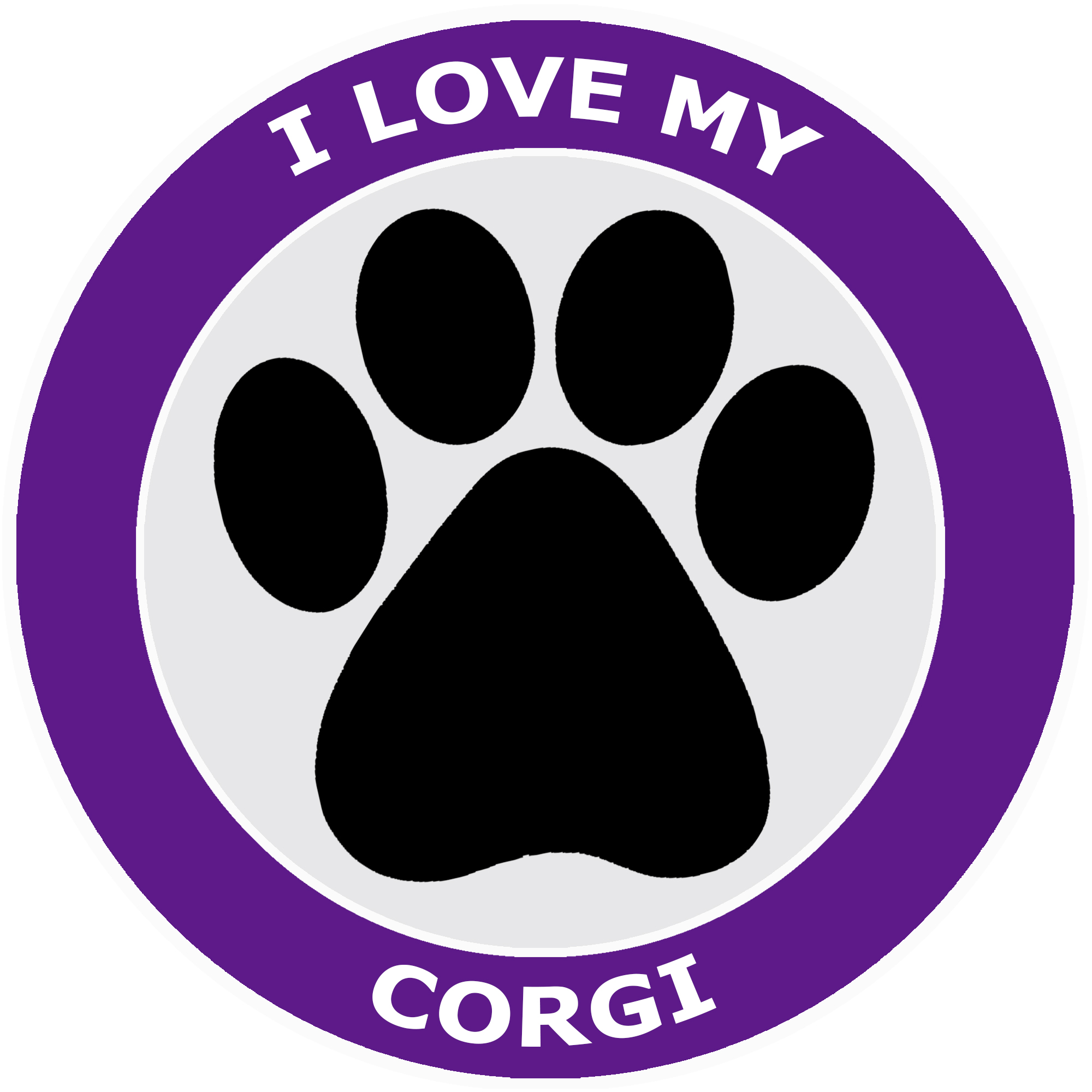 thumbnail 59  - I Love My Corgi - Car Truck Window Bumper Sticker Decal Canine Pet Dog Breed