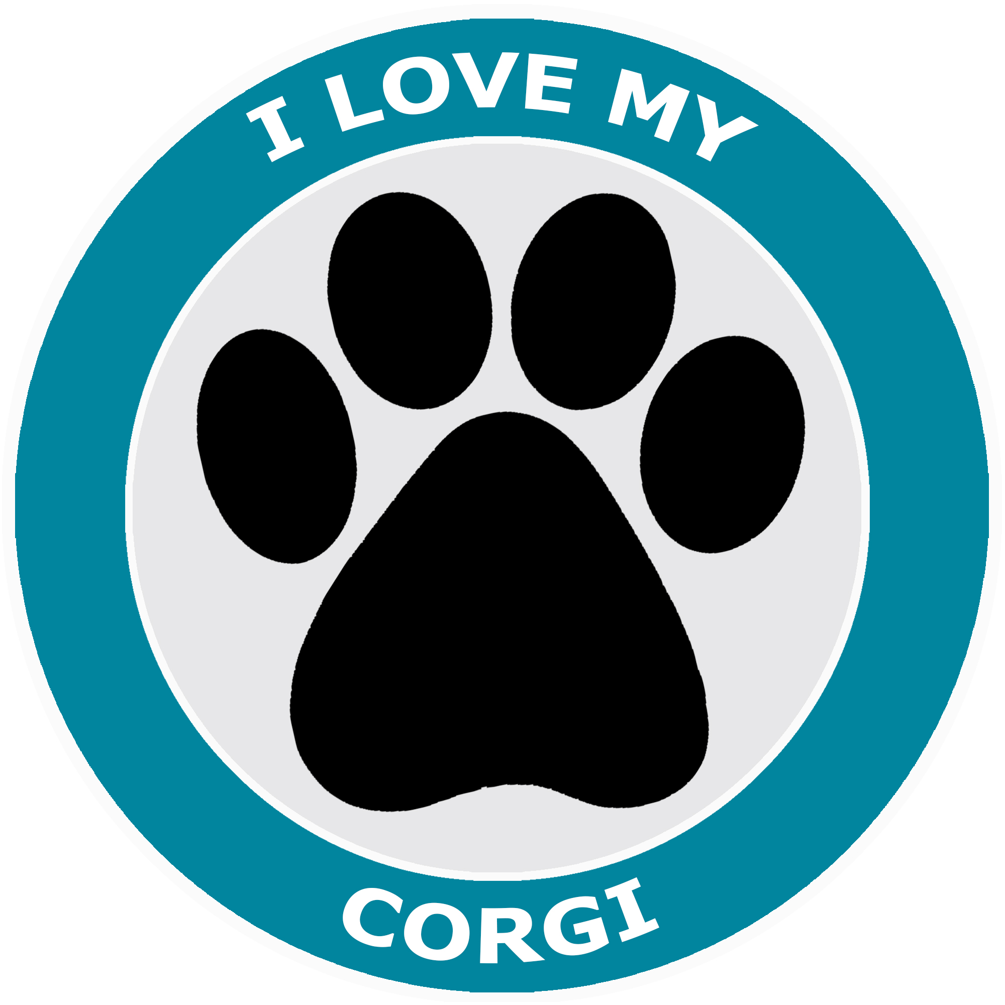 thumbnail 71  - I Love My Corgi - Car Truck Window Bumper Sticker Decal Canine Pet Dog Breed