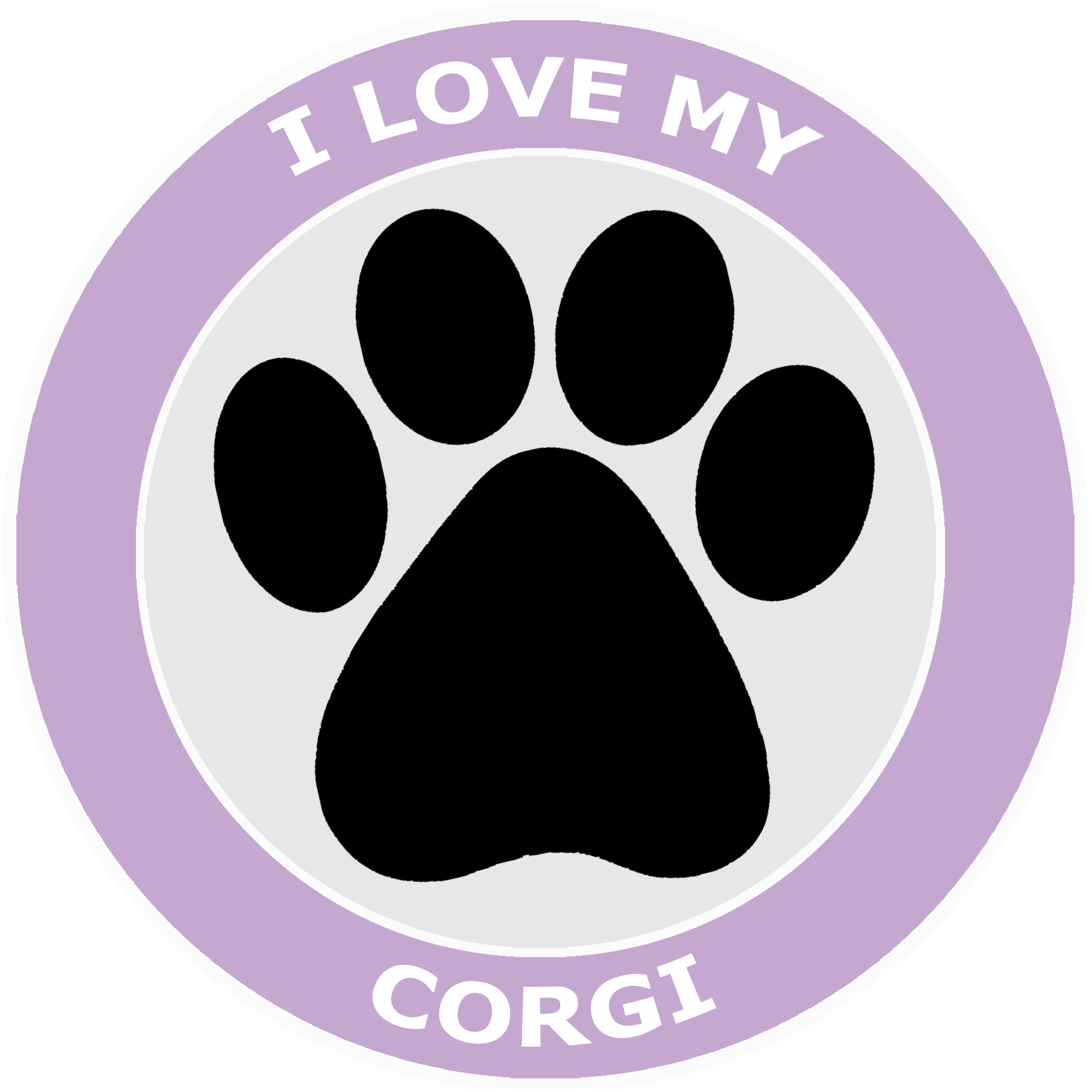 thumbnail 80  - I Love My Corgi - Car Truck Window Bumper Sticker Decal Canine Pet Dog Breed