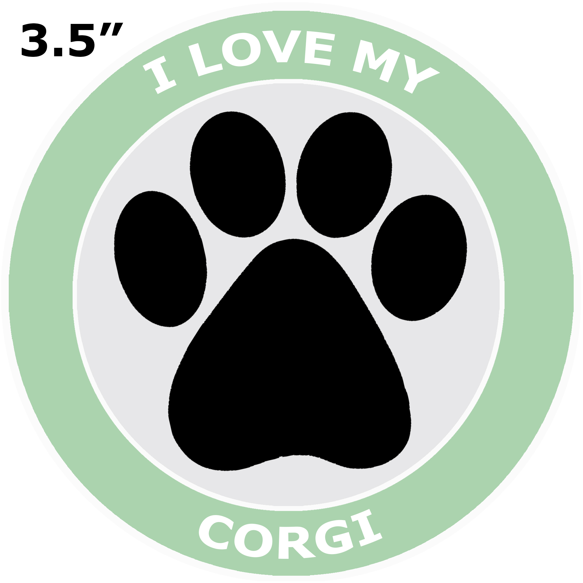 thumbnail 94  - I Love My Corgi - Car Truck Window Bumper Sticker Decal Canine Pet Dog Breed