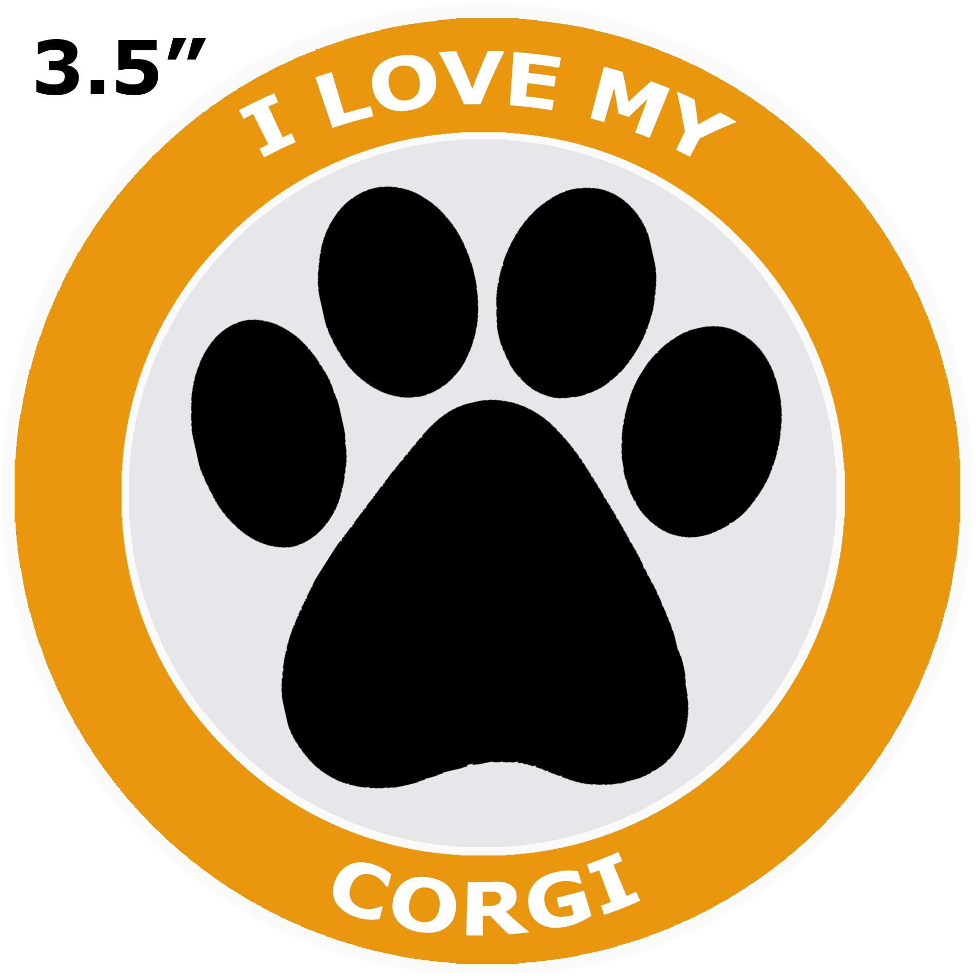 thumbnail 97  - I Love My Corgi - Car Truck Window Bumper Sticker Decal Canine Pet Dog Breed