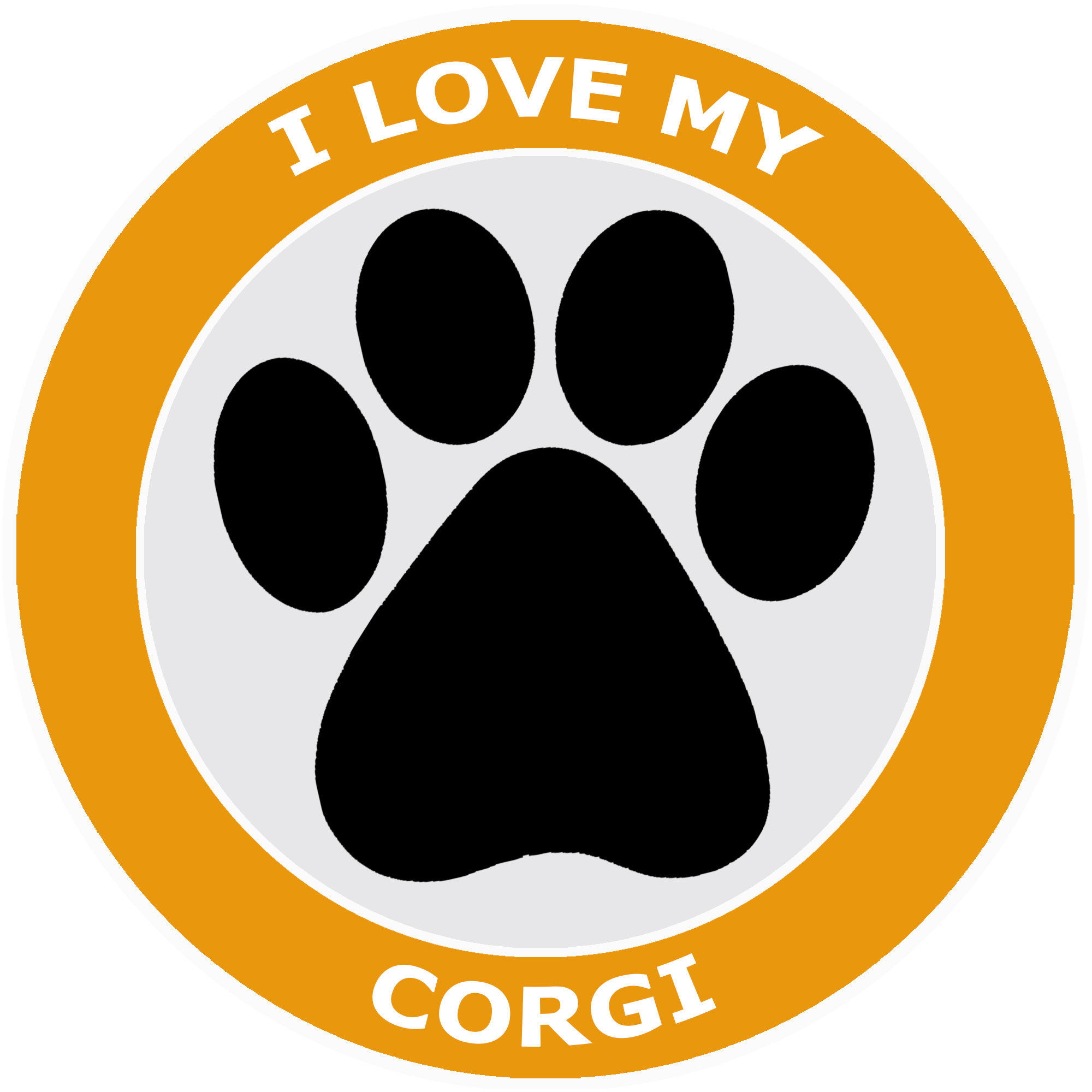 thumbnail 98  - I Love My Corgi - Car Truck Window Bumper Sticker Decal Canine Pet Dog Breed