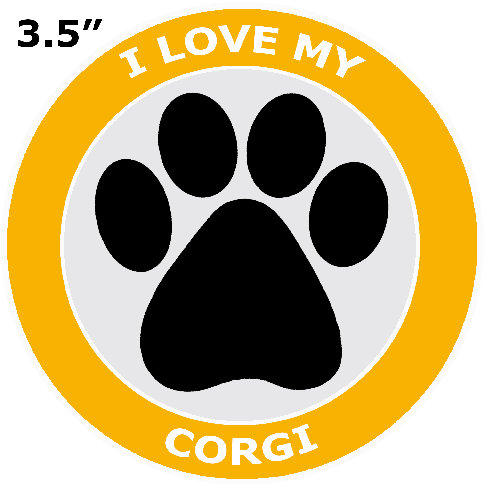 thumbnail 103  - I Love My Corgi - Car Truck Window Bumper Sticker Decal Canine Pet Dog Breed
