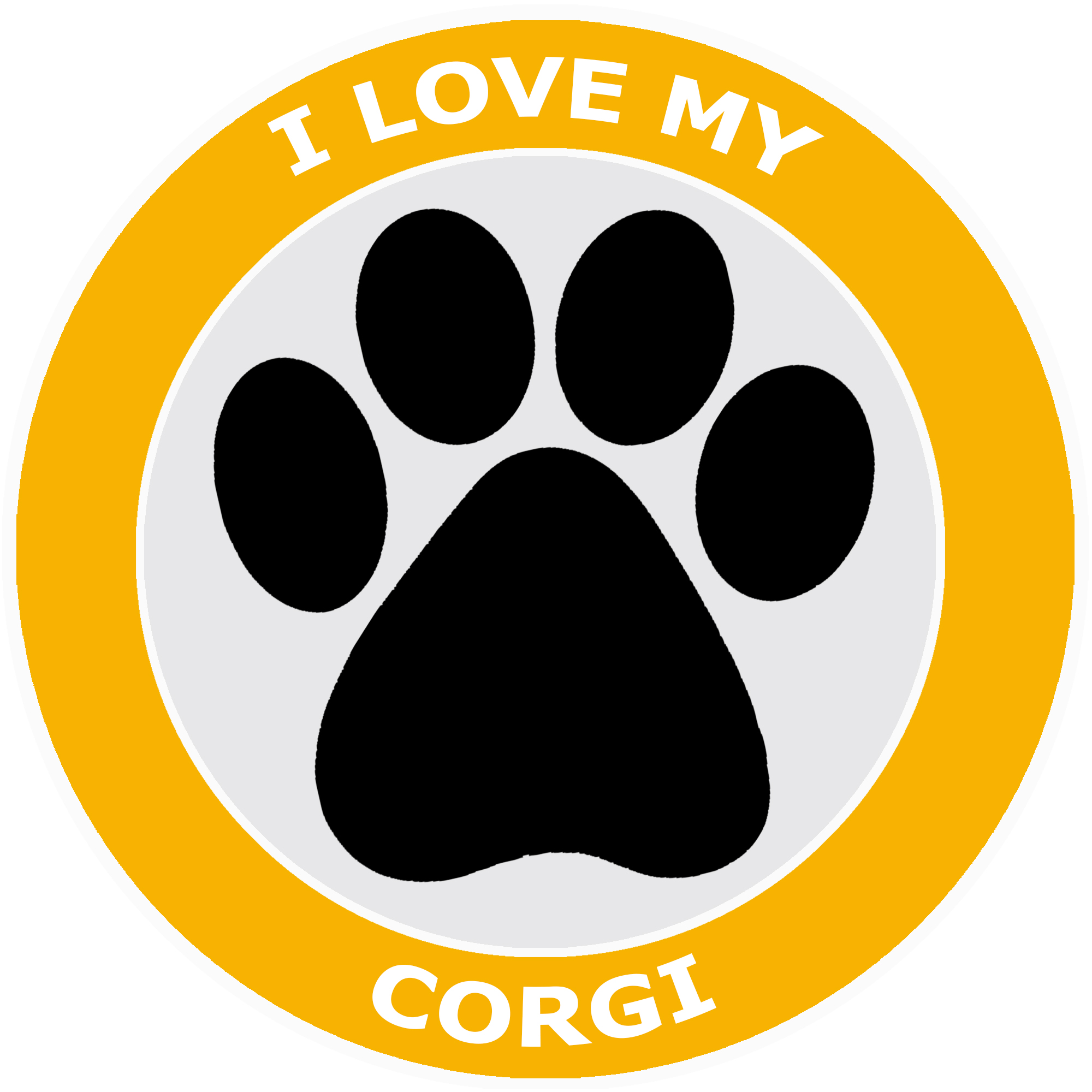 thumbnail 104  - I Love My Corgi - Car Truck Window Bumper Sticker Decal Canine Pet Dog Breed