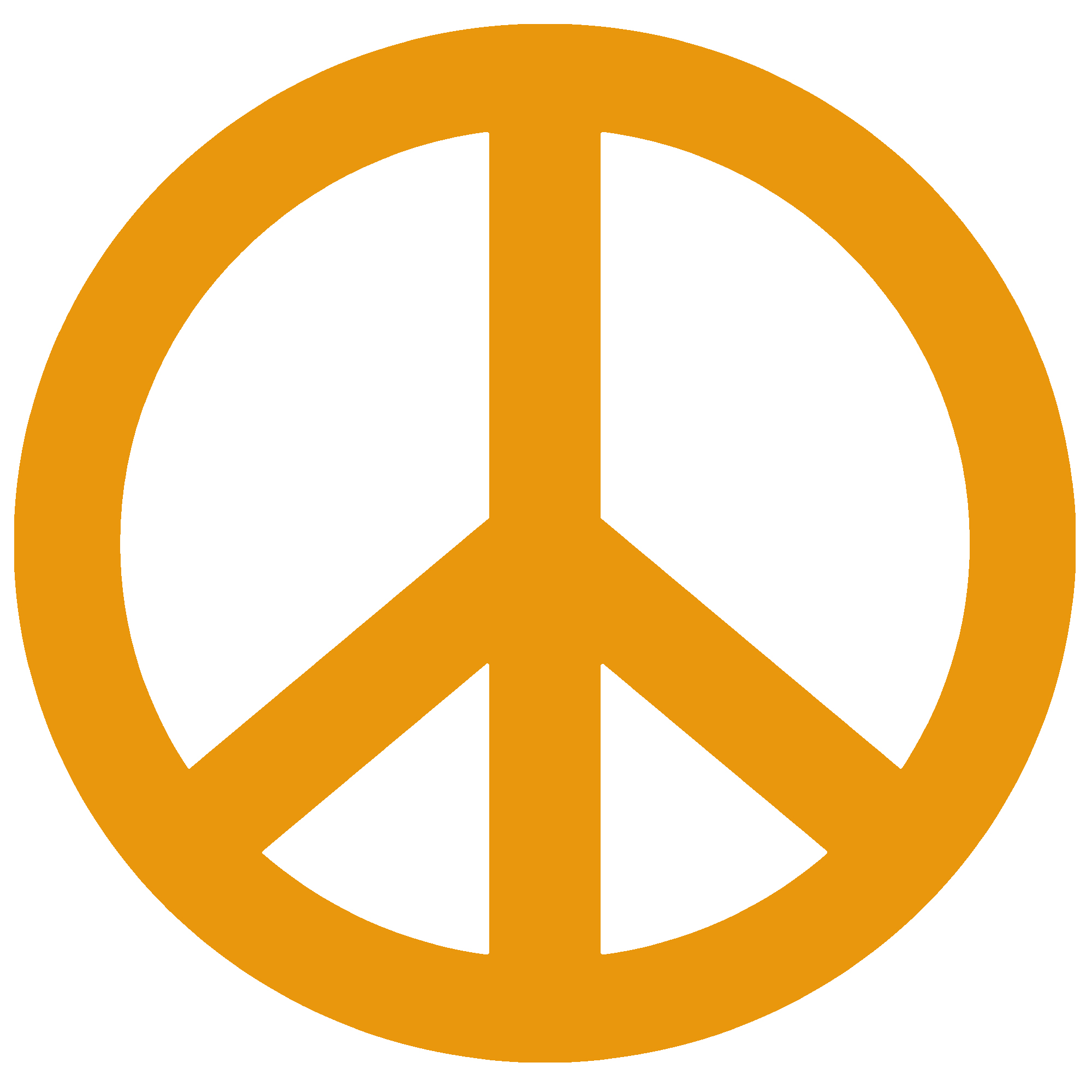 Peace Sign - 4"  - Car Truck Window Bumper Graphic Sticker Decal Souvenir Hippie