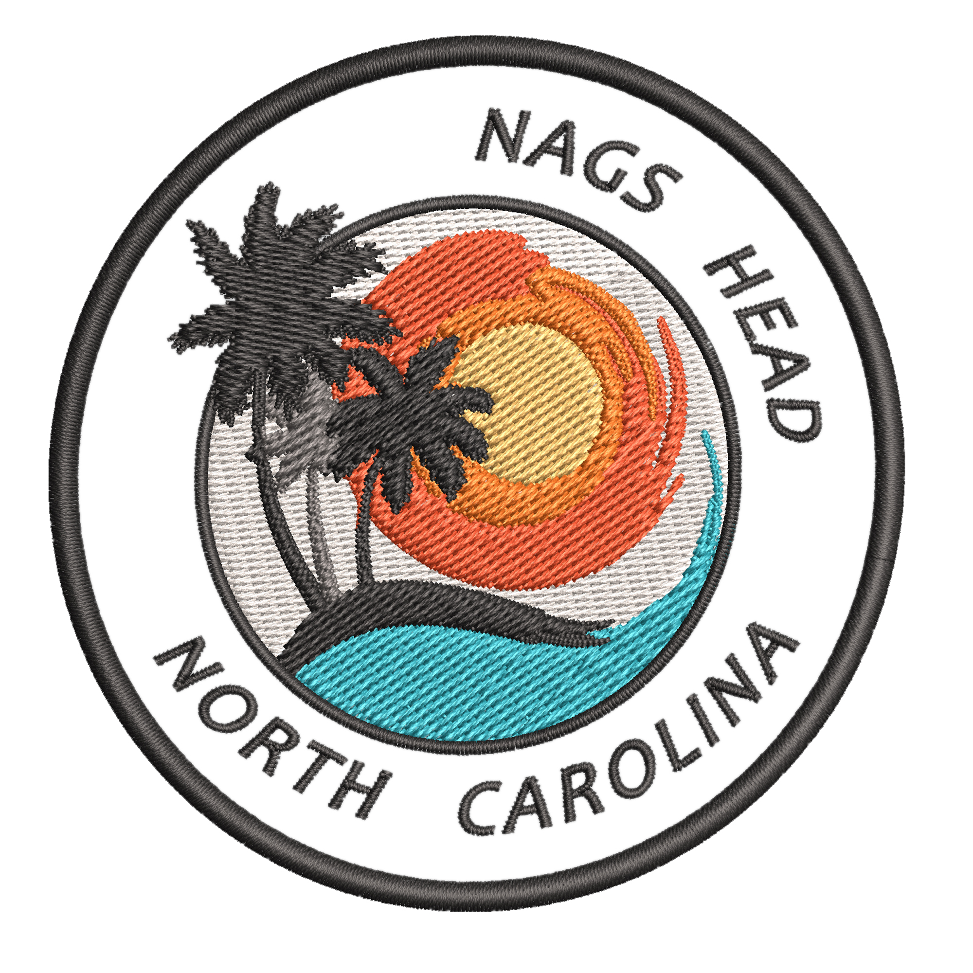 Nags Head North Carolina 3.5" Embroidered Iron or Sewon Patch eBay
