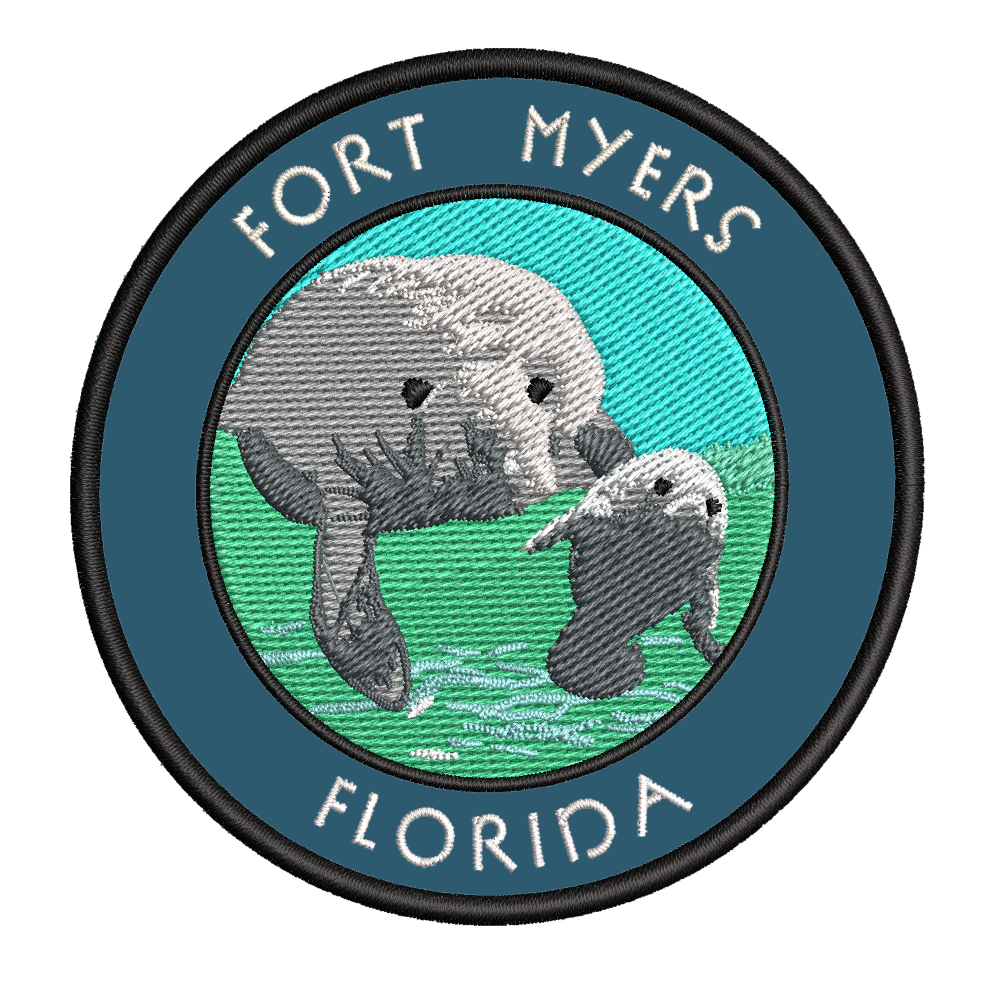 Fort Myers Florida 3.5" Embroidered Iron or Sewon Patch Souvenir eBay